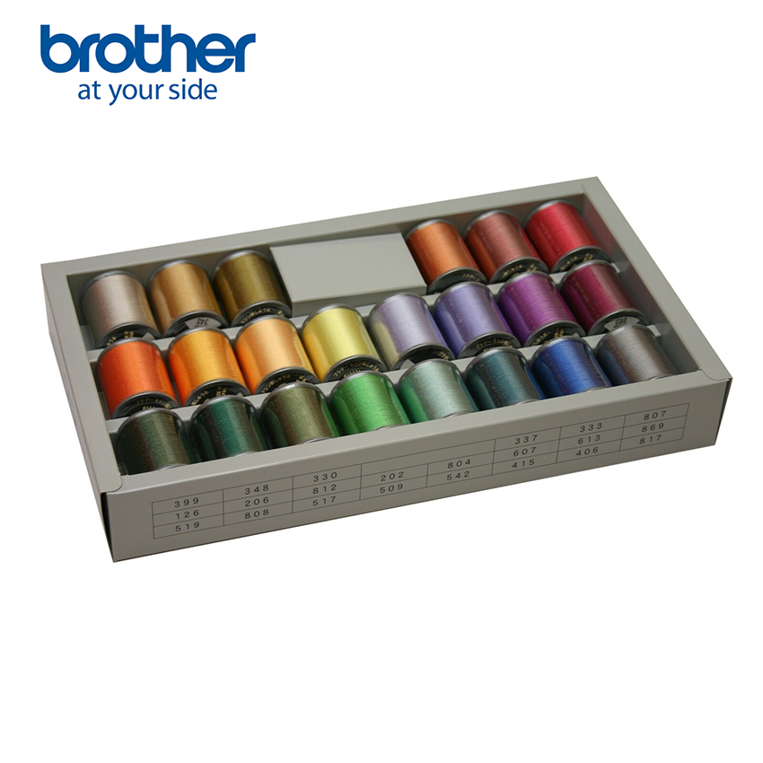 Brother Embroidery Thread - 22 Colour Pack Direct Sewing Machines